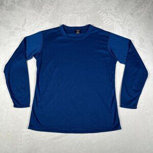 Patagonia Shirt Men Size M Long Sleeve Crew Neck Stretch Capilene Made in US VTG